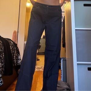 Eileen Fisher Women's Dark Denim Straight Leg Pants